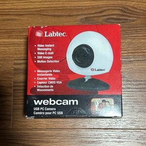 Labtec USB Webcam New in Box Vintage PC Camera